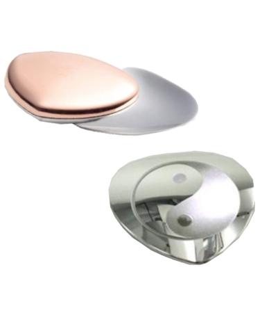 TCM Power Magnetherz Stainless steel copper pain plaster polished gravable anti -allergen yin yang body magnet energetix 4you 1114 Magnetix 177cu