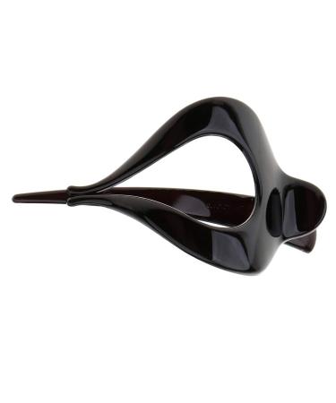 Fenteer Large Hair Clip Hair Claw Hair Clip Hair Clamp Hair Grip Ponytail - Black