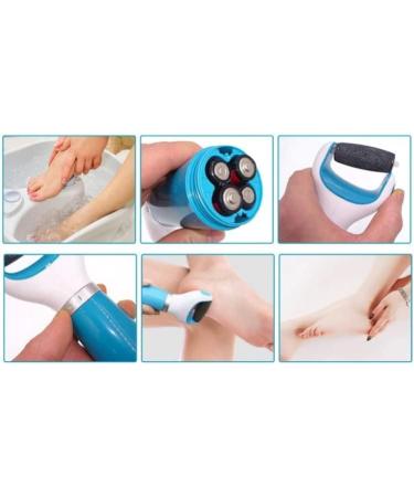 Retoo Electric Corneal Remover - Silky Soft Feet Foot Grinder & Care Device (Blue 16.5x7.2) | International Shipping - Buy Online on GoSupps.com