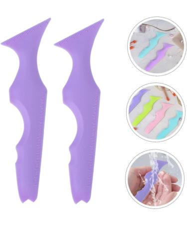 NOLITOY 6 Pcs Silicone Beauty Ruler Eyeliner Tool Eyebrow Guide Template Eyebrow Template Eyebrow Stencils Aid Makeup Stencils Aid Eyeliner Guide Stencils Eyeliner Stencils Makeup Template 15X4.15CMx3pcs Violetx3pcs - Buy Online on GoSupps.com