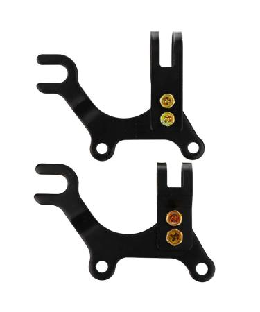 DQITJ 2 Pack Brake Bracket Adapter MTB Bicycle Mounting Holder 20mm and 31.8mm Disc Brake Bracket Bicycle Components (160mm)