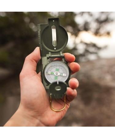 Compass Outdoor | Durable Aluminum Alloy Compass for Hunting Hiking & Camping Adventures - Buy Online on GoSupps.com