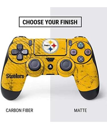 Skinit Decal Gaming Skin Compatible with PS4 Controller - Officially Licensed NFL Pittsburgh Steelers - Alternate Distressed Design - Buy Online on GoSupps.com