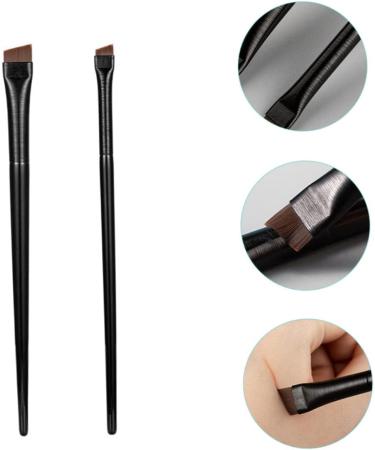 VINTORKY 3 Sets Multi-function Eyebrow Brush Cosmetic Brush Wood Angled Precision Eyeliner - Buy Online on GoSupps.com