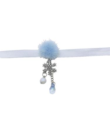 Kuaiyiju Harajuku Snowflake Choker Necklace for Women - Aesthetic Adjustable Jewelry Elegant Collarbone Chain - Buy Online on GoSupps.com