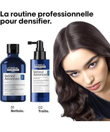  L'Or al Professionnel Paris L'Or al Professionnel Serioxyl Advanced Thickening Serum for Thinning Hair 3 x 90 ml with Stemoxydine 5% and Resveratrol - Buy Online on GoSupps.com