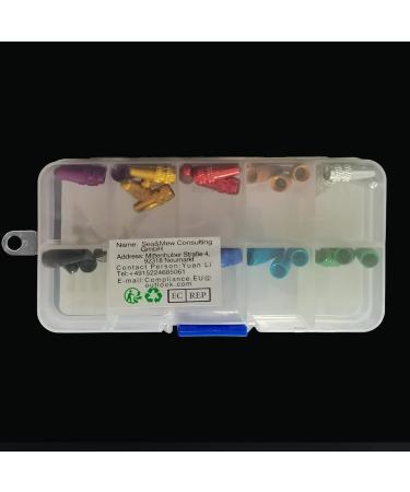 TsunNee 40pcs French Bicycle Valve Caps Colorful Tire Valve Caps in 10 Colors for Durable Protection - Buy Online on GoSupps.com