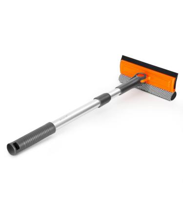 eazer Professional Window Squeegee, 2-in-1 Window Cleaner Tool, Window Washing Kit with Extension Pole(20''-30''), Multi-Use Squeegee for Window Cleaning with Multiple Angles. 1 Squeegee Head - Buy Online on GoSupps.com