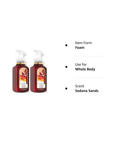 Bath & Body Works Sedona Sands Gentle Foaming Hand Soap 2-Pack - 17.5oz Total - Buy Online on GoSupps.com