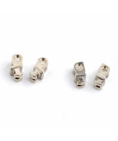 50 pairs 2 models two loops individual hinge repair for plastic frames hinge set for acetate glasses hinge repair part 100 pieces (color: Each Model 25pairs)