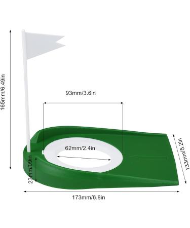 Indoor/Outdoor Plastic Golf Putting Cup with Hole and Flag - Golf Training Aid - Buy Online on GoSupps.com
