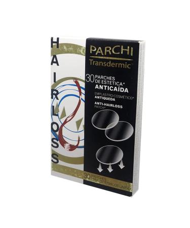 Patch transdermique anti-chute PARCHI pour lutter contre la chute des cheveux 30 patchs test dermatologiquement.