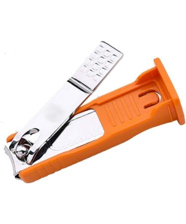Nail Clipper Adult Nail Scissors Carbon Steel Orange Nail Scissors 63mm Storage Sleeve Design - Buy Online on GoSupps.com