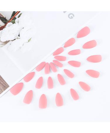 Brishow Long Ballerina Acrylic False Nails - 24pcs Light Pink | Premium Artificial Nails for Women & Girls - International Shipping Available - Buy Online on GoSupps.com