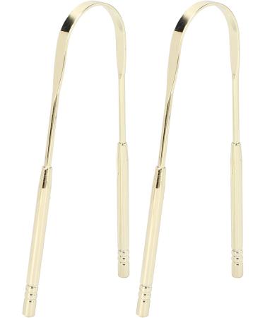 Buy Verdant Touch Tongue Scraper - Stainless Steel U-Shaped Tongue Cleaner (2 Pack) for Ultimate Oral Care & Hygiene | International Shipping Available - Buy Online on GoSupps.com