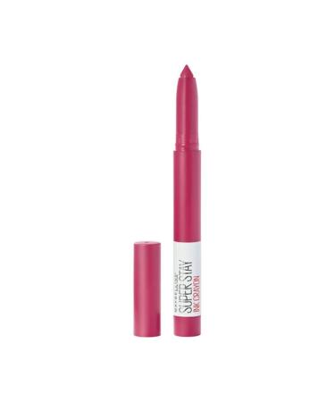 Maybelline Lipstick Superstay Matte Ink Crayon Longlasting Pink Lipstick with Precision Applicator 35 Treat Yourself 35 Treat Yourself 1 Count (Pack of 1)