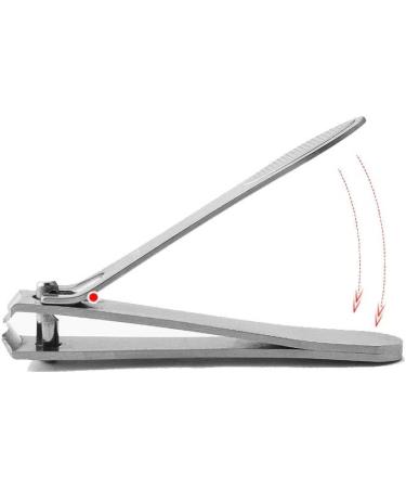 UNbit Nail Clipper Adult Nail Clippersstainless Steel Nail Clippers Silver 1.9 * 8cm Stainless Steel Nail Clippers - Buy Online on GoSupps.com