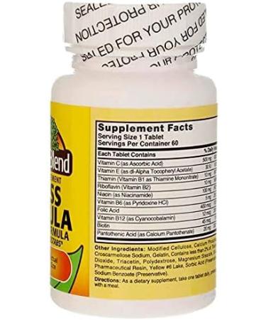 Nature's Blend Stress Formula Vitamins 60 Tabs 079854201000 - Buy Online on GoSupps.com
