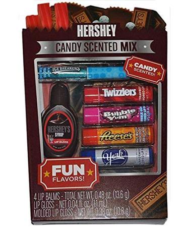 Hershey Candy Scented Lip Balm and Gloss Set - Deliciously Flavored Variety Pack - Buy Online on GoSupps.com