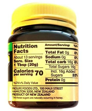 Certified UMF 10+ New Zealand Manuka Honey - 8.8oz (250g) - Buy Online on GoSupps.com