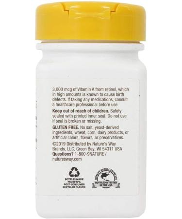 La vitamine A 10.000 UI 100 Softgels - Way Nature - Buy Online on GoSupps.com