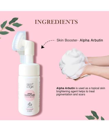 Richfeel Skin Logix Spot Reduction Face Wash 100 g | Derma Range | Built in Brush for Deep Cleansing | All Skin Type | Mild Cleanser | Face Wash for Women & Men - Buy Online on GoSupps.com