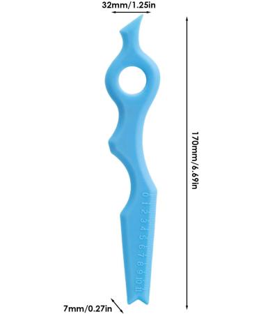 Eyeliner Stencils | Silicone Tool Applicator Eyeliner Portable Silicone Eyeliner Stencils Ruler Multifunctional Eye Makeup Tool for Eyeliner Eyeshadow Lipstick Buogint Blue - Buy Online on GoSupps.com