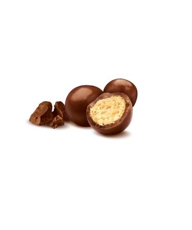 Ehrmann High Protein Crispy Balls - Sugar-Free Milk Chocolate & Fairtrade Cocoa | 12 x 55g Grain Snacks for Healthy Energy - Buy Online on GoSupps.com