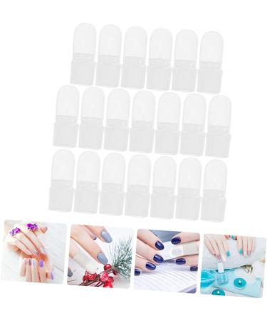 Housoutil 60 Pcs Nail Case French Nail Polish Nail Varnish Shield Nail Polish Covers Nail Polish Protector Prevent Scratches Nail Cover Manicure Polish Para U as Manicure Tools White Plastic 4x2cmx2pcs Whitex2pcs - Buy Online on GoSupps.com