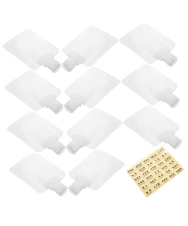 FOMIYES 20pcs Packing Bag Nail Sticker Hair Shampoo Stickers Refillable Squeeze Pouches Squeeze Pouches Refillable Pp Liquid Sealed Bag Travel