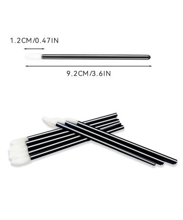Willight 200 Disposable Lip Brushes - Lip Gloss & Lipstick Applicators - Perfect Makeup Tool Kit (Black) - Buy Online on GoSupps.com