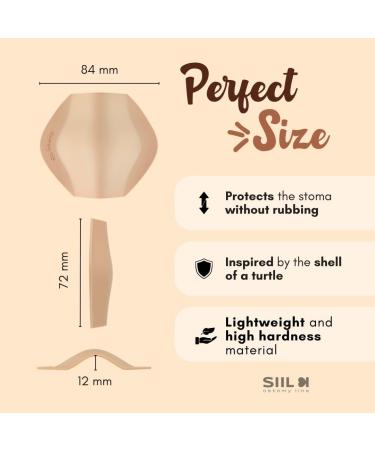 SIIL Ostomy Shield | Stoma Guard & Protector | Beige Ostomy Supplies & Bag Cover for Comfort - Buy Online on GoSupps.com