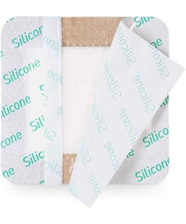 MedVanceTM Silicone Bordered Foam Dressing 3x3 (1.8x1.8 Pad) - Box of 10 - Buy Online on GoSupps.com
