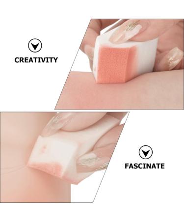 Housoutil 50 Makeup Sponges - Curve Blending Applicators for Foundation | Synthetic Latex White Beauty Tools - Perfect for Flawless Application - Buy Online on GoSupps.com