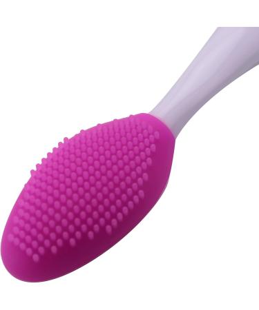 Pasuihcay 1Pc Soft Handheld Silicone Face Care Clean Brush Exfoliator Blackhead Removal Cleansing Massager Brush Makeup Tools - Buy Online on GoSupps.com