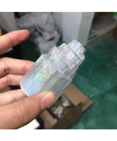 Natural Stones Quartz Crystal Aura Selenite Towers Gemstones Reiki Decoration - (Color: Selenite Size: 50-60mm) - Buy Online on GoSupps.com