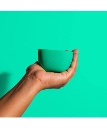 Avanchy Silicone La Petite Collection Gift Set - Green | Mini Bowl, Cup, Bamboo Spoons | Baby Food Set | Baby Shower Gift - Buy Online on GoSupps.com