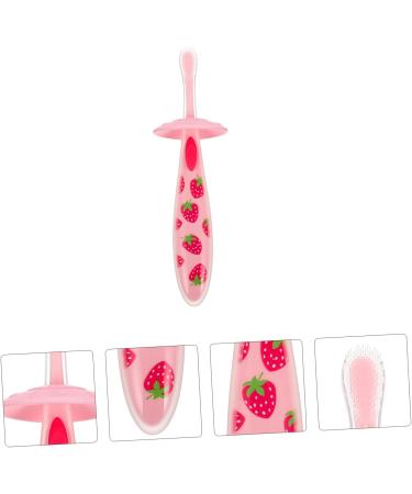 Buy Healvian 2ST Portable Travel Toothbrush for Children | Manual Tooth Cleaning Tool | Essential Travel Accessories in Pink - Buy Online on GoSupps.com