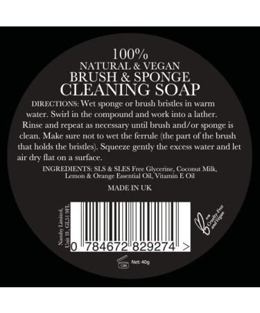 Nanshy Makeup Brush & Sponge Cleaner Soap | Organic Natural Vegan Deep Cleanser for Flawless Makeup - Buy Online on GoSupps.com