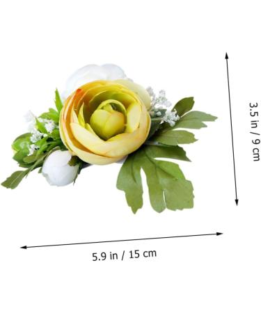 POPETPOP bridal hair accessories bridal headpieces for wedding Hair Side Comb Wedding Bridal Headpiece Bridal Headdress hair teasing comb bridal hair clip bride silk flower hair comb - Buy Online on GoSupps.com