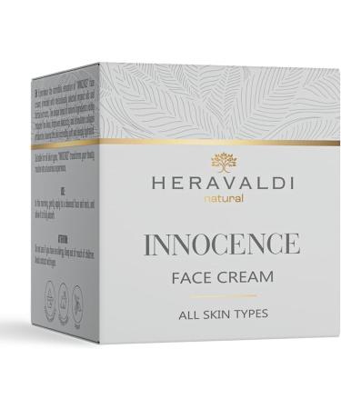 HERAVALDI INNOCENCE Face Cream Antiaging moisturizer with wild rose & immortelle oil Collagen night cream for women Moisturizing & brightening skin care Antiwrinkle - Buy Online on GoSupps.com