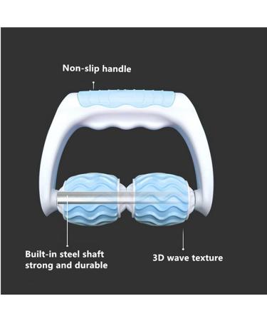 YGMXZL 360 Foam Massage Roller with 2 Massage Balls - Handheld Muscle Relief for Leg Neck Arm & Back Pain (Pink) - Buy Online on GoSupps.com