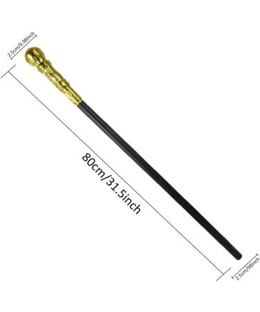 Halloween Prop Stick Pimp Canes Halloween Wand Cane | Halloween King Cosplay Prop Costume Accessories Halloween Theme Supplies for Adults Kids Round-headed Scepter (Random Color) - Buy Online on GoSupps.com