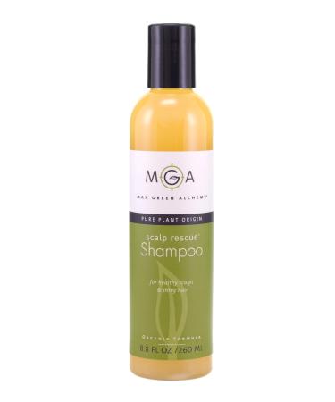 MGA Vegan Hair Shampoo - Organic Formula With Lemon Tea Tree for All Hair Types | Hair Care Product with Natural Herbal Scent | Parabens Silicone & Sulfate Free Dandruff Shampoo | Unisex | 8.8 Fl Oz 8.8 Fl Oz (Pack of 1)