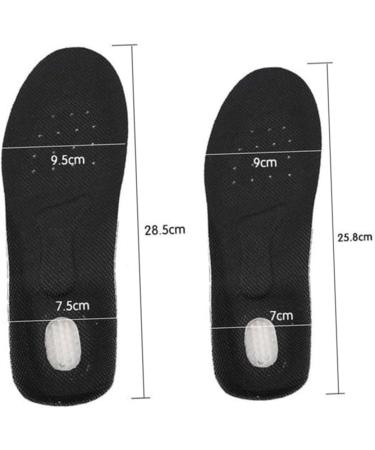 Veemoon Men Silicone Gel Insoles - Absorb Sweat & Enhance Comfort for Outdoor Shoes - Buy Online on GoSupps.com