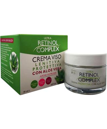 ULTRA RETINOL COMPLEX Night cream with soothing and protective aloe vera night face cream with carite elastin and argan oil 50 ml - Buy Online on GoSupps.com