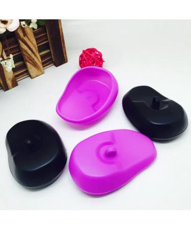 Silicone Ear Protectors for Hair Dye - 4 Pairs Hairdressing Ear Covers for Salon Shower & Bath - Buy Online on GoSupps.com