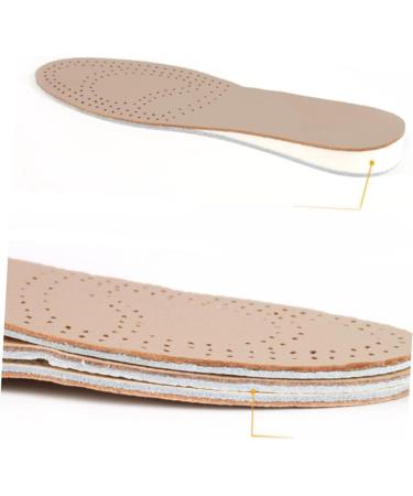 NOLITOY Height Lifting Shoe Inserts - Invisible Heel Lift Insoles for Increased Comfort & Style - Beige Size 7 - Ideal for Sports & Everyday Use - Buy Online on GoSupps.com