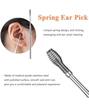 Mesee Stainless Steel Ear Wax Remover Set - Professional Ear Hygiene Care Kit for Adults - Buy Online on GoSupps.com