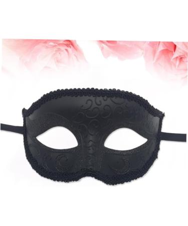 Beavorty Masquerade Mask Halloween Costumes Wedding Masquerade Costume Eye Mask Black Outfit Male and Female Mask Stand Out Mask Halloween Mask Dreses Party Mask Men and Women Prom - Buy Online on GoSupps.com